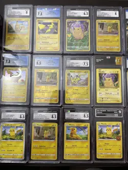 The Pokemon Company 12 Graded Pikachu/Pikachu V Holo Promo Lot English - Image 3