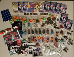 Pokemon TCG Accessories Lot Dice and Coins - Image 1