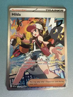 Hilda Sir 171/086 Pokemon TCG Scarlet Violet White Flare NM - Image 1