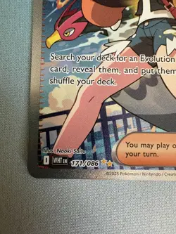 Hilda Sir 171/086 Pokemon TCG Scarlet Violet White Flare NM - Image 5