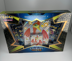 Pokemon TCG Shining Fates Shiny Cramorant V Factory Sealed Collection Box NIB - Image 1
