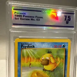 Psyduck 1999 Pokemon Fossil 1st Edition #53 CC&G 7.5 XF - Image 2