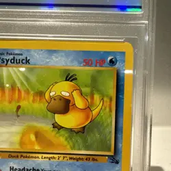 Psyduck 1999 Pokemon Fossil 1st Edition #53 CC&G 7.5 XF - Image 4