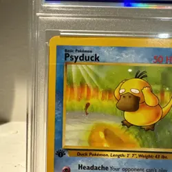 Psyduck 1999 Pokemon Fossil 1st Edition #53 CC&G 7.5 XF - Image 5