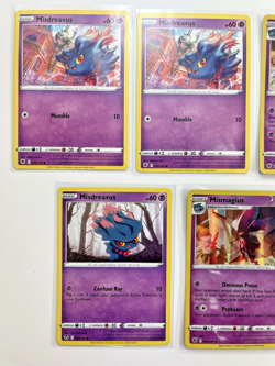 Pokemon TCG Lot Of 7 Misdreavus Mismagius halloween Holo Rare - Image 2