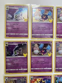 Pokemon TCG Lot Of 13 Cosmog Cosmoem Lunala Holo Rare Common - Image 2