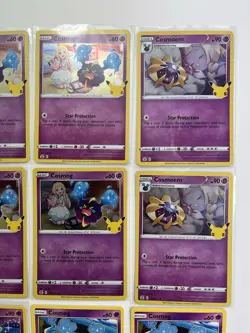 Pokemon TCG Lot Of 13 Cosmog Cosmoem Lunala Holo Rare Common - Image 3
