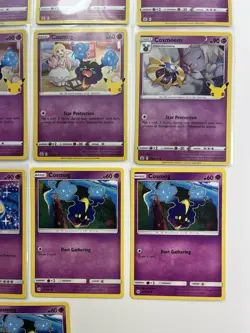 Pokemon TCG Lot Of 13 Cosmog Cosmoem Lunala Holo Rare Common - Image 4