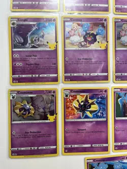 Pokemon TCG Lot Of 13 Cosmog Cosmoem Lunala Holo Rare Common - Image 5