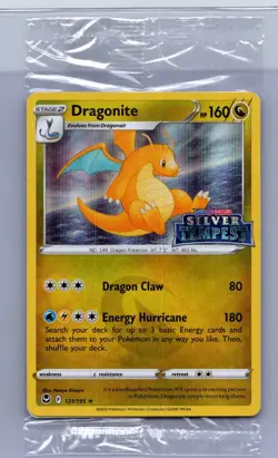 DRAGONITE (SILVER TEMPEST STAMPED) SEALED 131/195 SWORD & SHIELD PROMO POKEMON - Image 1