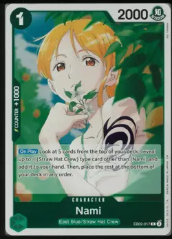 Nami EB02-017 Rare Extra Booster: Anime 25th Collection One Piece Near Mint - Image 1