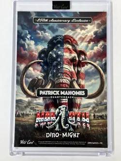 2026 Wild Card Mammoth 250th Anniversary Patrick Mahomes #1/1 Chiefs - Image 2