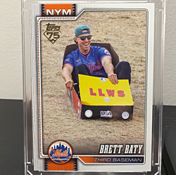 Topps 2026 Series 1 Brett Baty (GOLDEN MIRROR) "SSP" New York Mets 🥎🔥🇺🇲 - Image 1