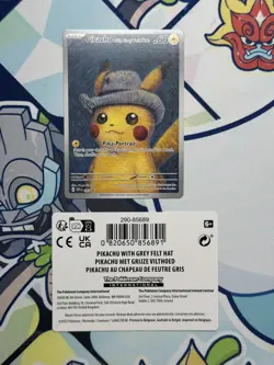 Pikachu with Grey Felt Hat 85 Promo Card - See Description - Image 4