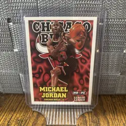 1996-97 Skybox NBA Hoops Michael Jordan League Leader Scoring #1 - HOF - Image 1