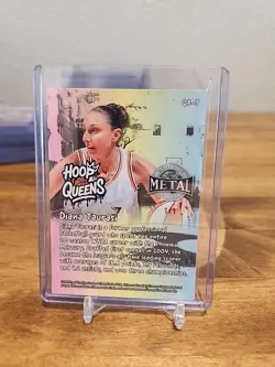 2025 Leaf Metal Women Of Sport Diana Taurasi 1/1 Hoop Queens Tie-Dye Shimmer - Image 2