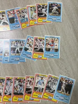 1981 Topps Drake's Big Hitters Baseball Complete 33 Card Collectors Edition Set - Image 4