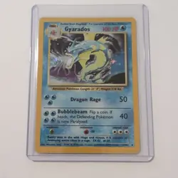 Pokemon TCG Gyarados Base Set 6/102 Holo Unlimited Holo Rare NM - Image 1