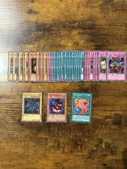 Yugioh SDJ Vintage Starter Deck Joey Complete Set 1-50, Light Play, Red-Eyes - Image 1