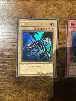 Yugioh SDJ Vintage Starter Deck Joey Complete Set 1-50, Light Play, Red-Eyes - Image 2