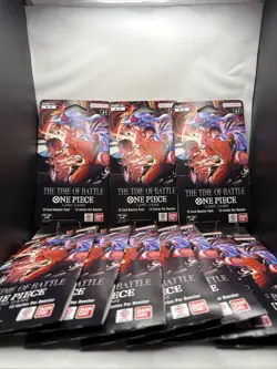 One Piece TCG English OP-16 The Time of Battle Booster Sleeved Pack - Image 1