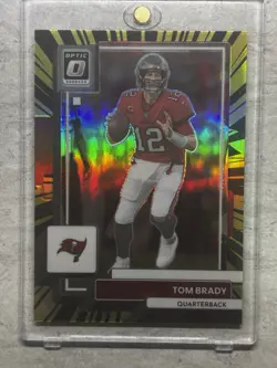 2022 Panini Donruss Optic Tom Brady RARE SSP #183 ELECTRICITY PRIZM /65 - Image 2