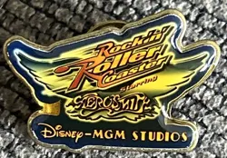 Disney MGM Studios Rock N Roller Coaster Aerosmith Press and Cast pins RARE! - Image 3
