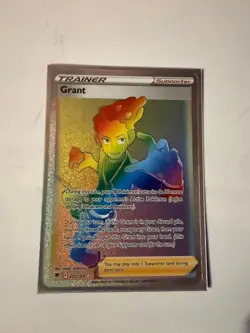 GRANT 203/189 RAINBOW RARE ASTRAL RADIANCE POKEMON HOLO NEAR MINT - Image 1