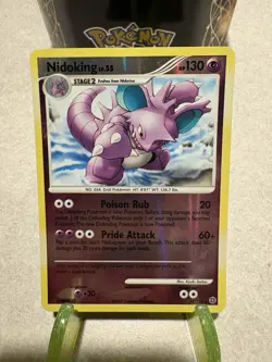 Pokemon TCG Nidoking 34/132 Reverse Holo Secret Wonders 2007- Moderate Play - Image 1