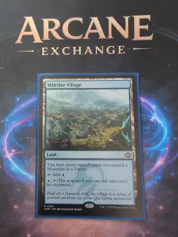 Mistrise Village Foil Magic: The Gathering Tarkir Dragonstorm Rare Card - Image 1