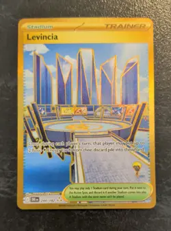 LEVINCIA 244/182 HYPER RARE DESTINED RIVALS POKEMON HOLO NEAR MINT - Image 1