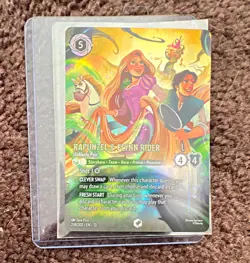 Disney Lorcana Rapunzel & Flynn Rider Unlikely Pair Enchanted 239/204 Foil - Image 1