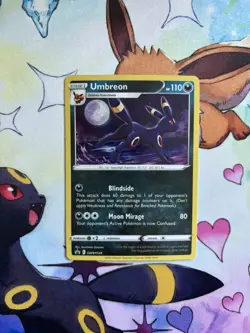 Umbreon SWSH129 SWSH: Sword & Shield Promo Cards Holo Pokemon + 1 Extra Pokeball - Image 2