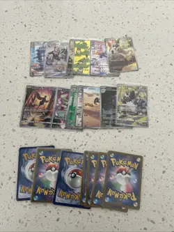 Pokemon TCG 20-Card Lot Full Art Japanese/English sleeved individually. - Image 1