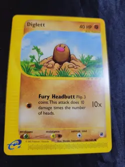Diglett # 106/165 Expedition Base Set Pokemon TCG Game Trading Cards NM - Image 2
