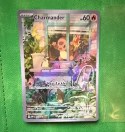 Pokemon TCG Charmander 044 SV: Scarlet & Violet Promo Cards Promo Holo English - Image 1