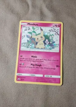 Mimikyu SM163 Sm Holo Pokemon Card TCG Promo Lightly Played Condition - Image 1
