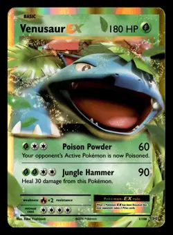 Venusaur EX 1/108 EX Rare Holo Evolutions Pokemon Card - 1 - Image 2