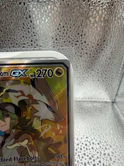 Reshiram & Zekrom GX Full Art Holo Card 222/236 Sm-Cosmic Eclipse - Near Mint - Image 3