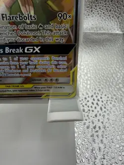 Reshiram & Zekrom GX Full Art Holo Card 222/236 Sm-Cosmic Eclipse - Near Mint - Image 4