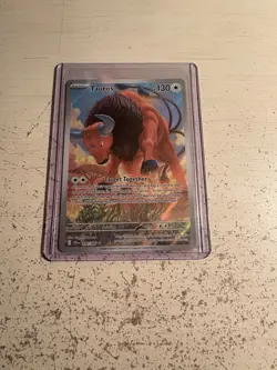 Tauros Illustration Rare Pokemon Chaos Rising Card 096/086 - Image 1