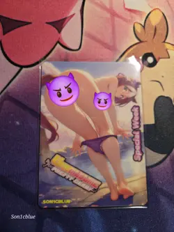 Special Week Uamusume: Pretty Derby Custom Glow Waifu Card Feet Fan Art - Image 1