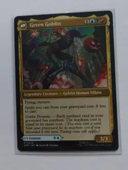 Magic The Gathering MTG NORMAN OSBORN Marvel's Spider-Man NM Near Mint 0035 - Image 2