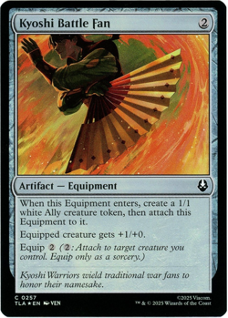 Kyoshi Battle Fan (Foil) - 0257 - Avatar: The Last Airbender TLA - MTG - NM/M - Image 1