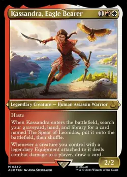 Near Mint x 1 Kassandra, Eagle Bearer - Foil Etched Assassin's Creed Variants - Image 1
