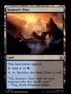 Serpent's Pass 279 Land Avatar: The Last Airbender Magic: The Gathering NM - Image 1