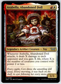 Arabella, Abandoned Doll 208 Duskmourn: House of Horror MTG NM - Image 1