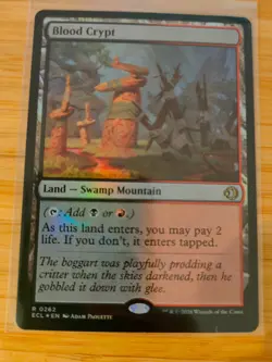 MTG Blood Crypt (FOIL) 0262 Lorwyn Eclipsed M/NM Free UK P&P - Image 1
