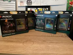 MTG Magic The Gathering The Lord of the Rings: Commander Deck - Set of 4 - Image 1