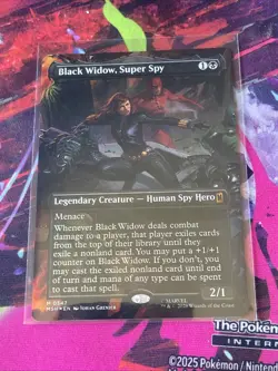 Black Widow, Super Spy (0347) Marvel Super Heroes Foil Magic The Gathering - Image 1